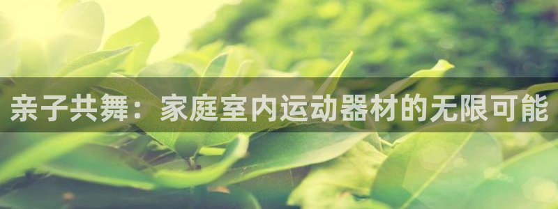 意昂4集团E.ON：亲子共舞：家庭室内运动器材的无限可能