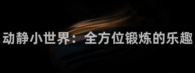 意昂4娱乐网站：动静小世界：全方位锻炼的乐趣